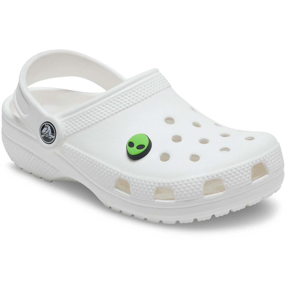 Clips Jibbitz Crocs Green Alien Head Homme Multicolore | France 0885QMAZ